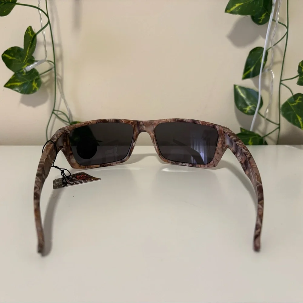 Realtree Camo Brown Sunglasses with Dark Lenses